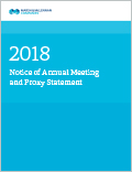2018 Notice of Annual Meeting and Proxy Statement